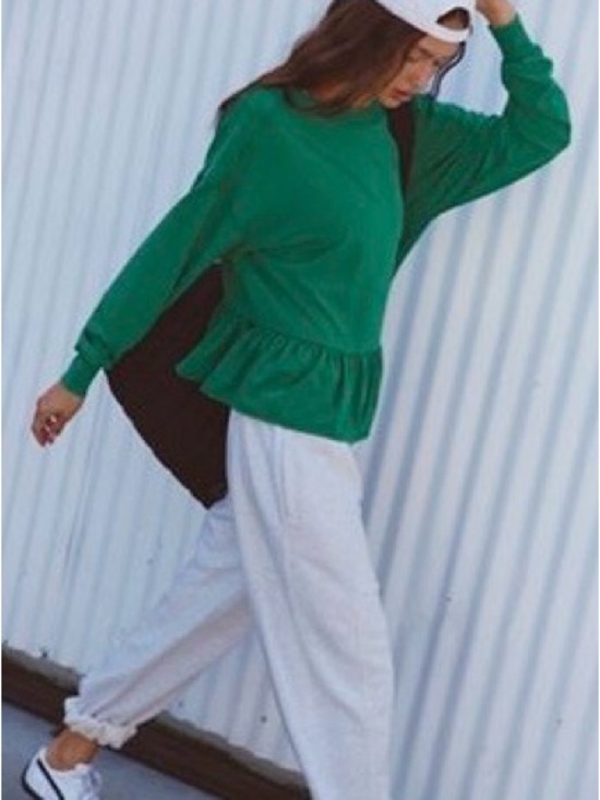 FP Movement by Free People Tops - FP Movement by Free People Emerald Green Pullover